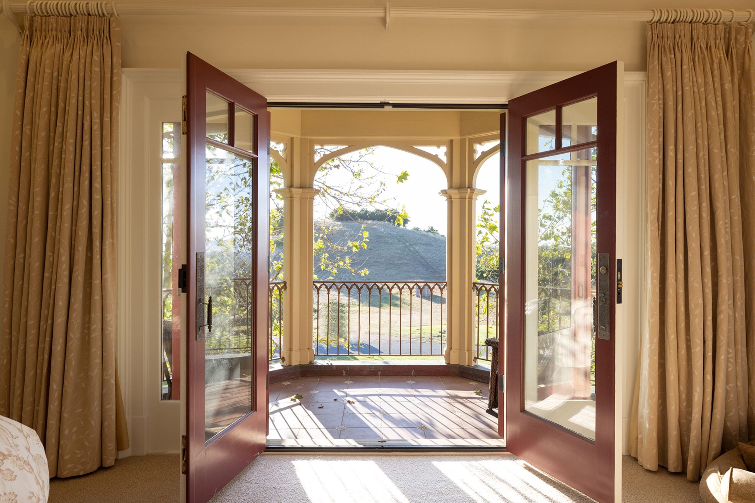 Balcony of the Carmel Valley property