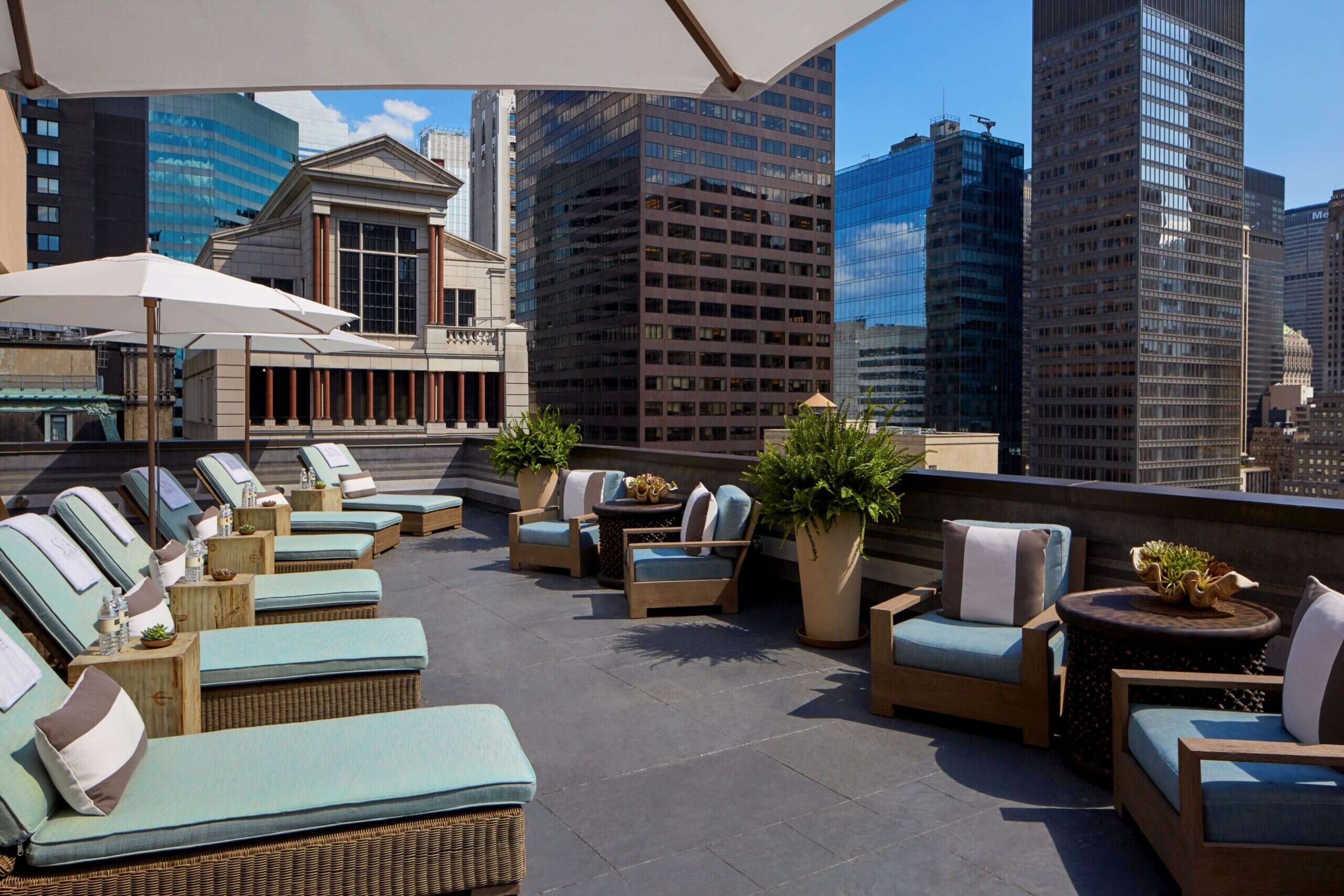 The Peninsula rooftop spa