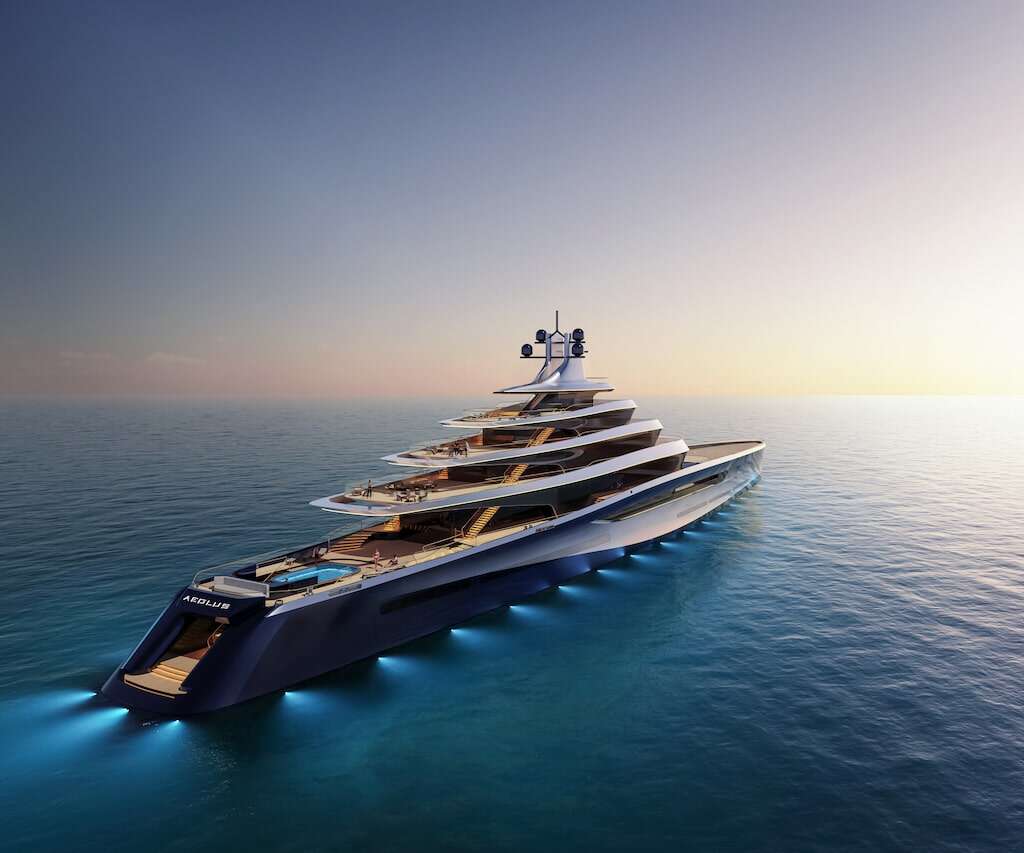 OCEANCO AEOLUS at sunset