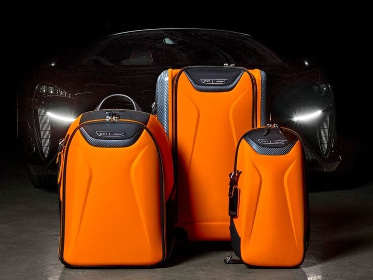 Orange luggage