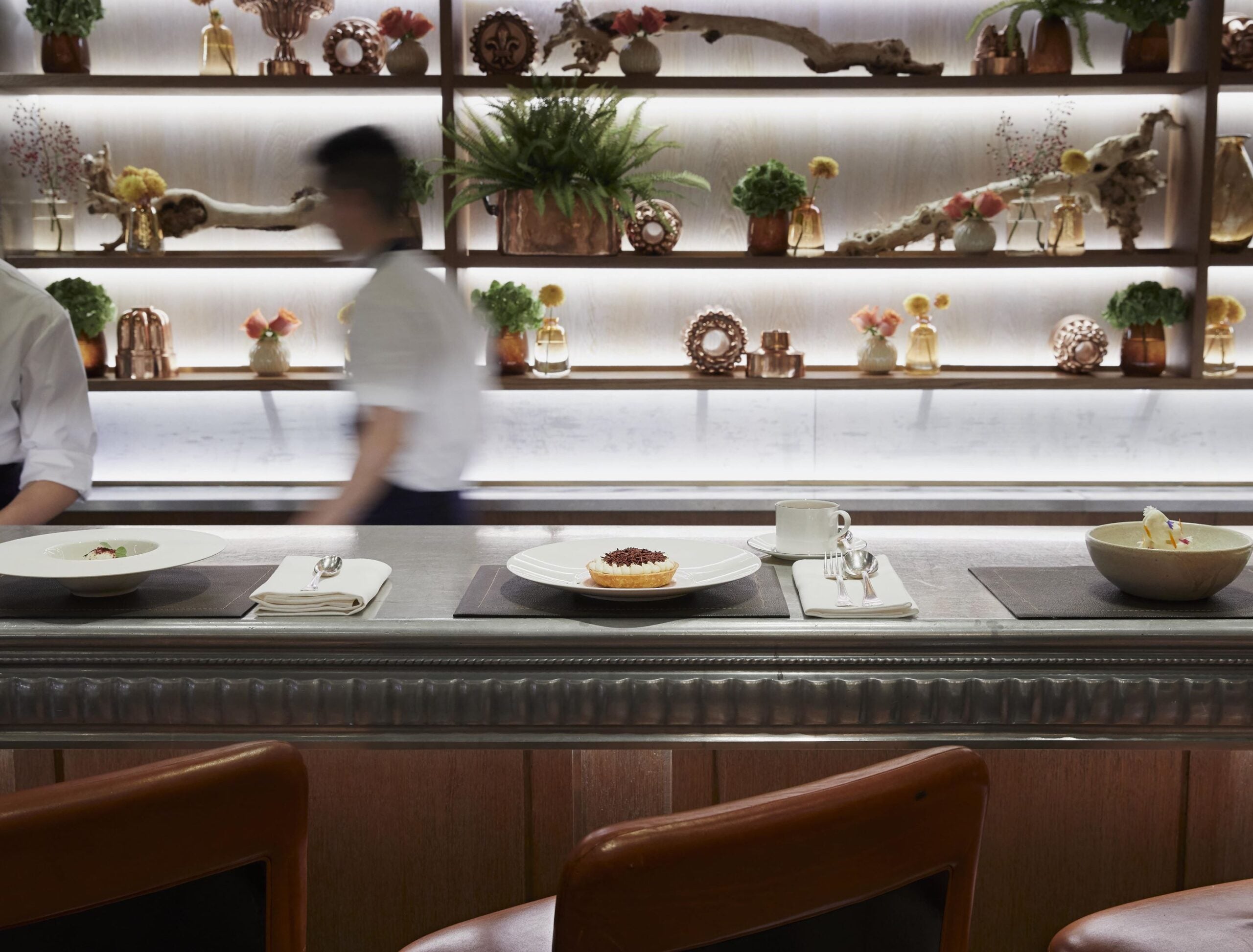 chef's counter at The Grill The Dorchester 