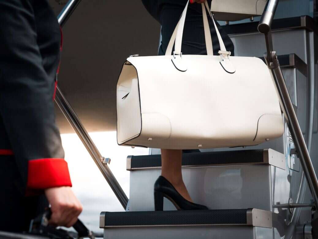 VistaJet Valextra bag