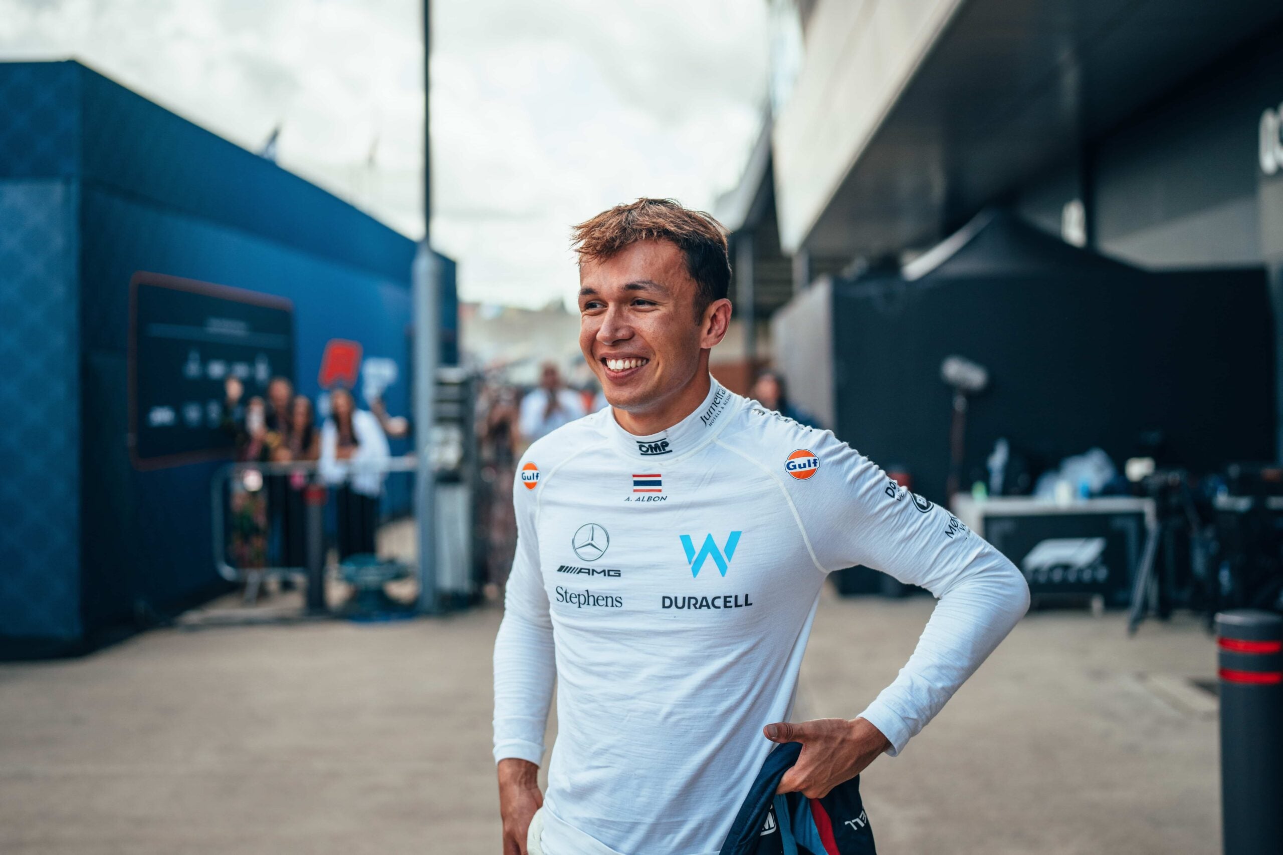 Alex Albon at Silverstone 