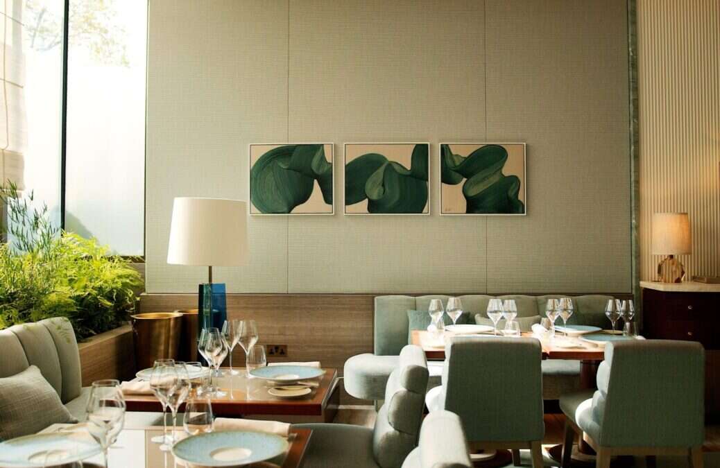 Pavyllon London dining room