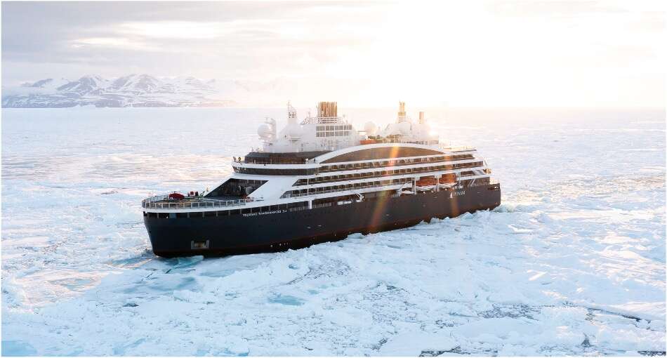 Ponant winter cruise ship