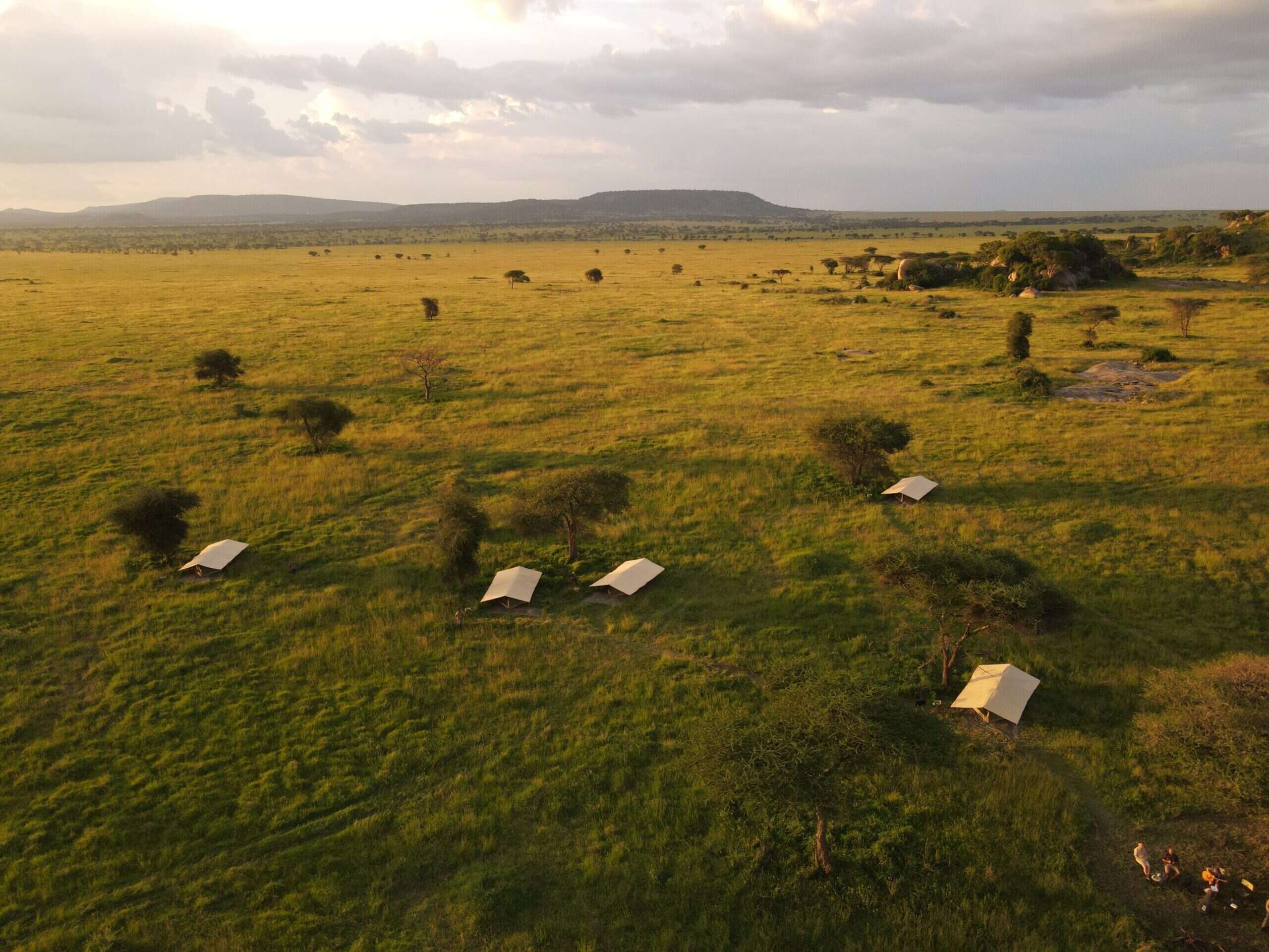 Fly-camping in the bush 