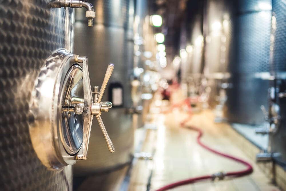 Steel wine tanks