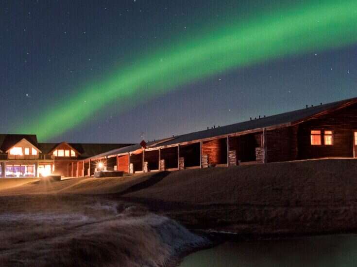 The Northern Lights at Hotel Ranga in Iceland