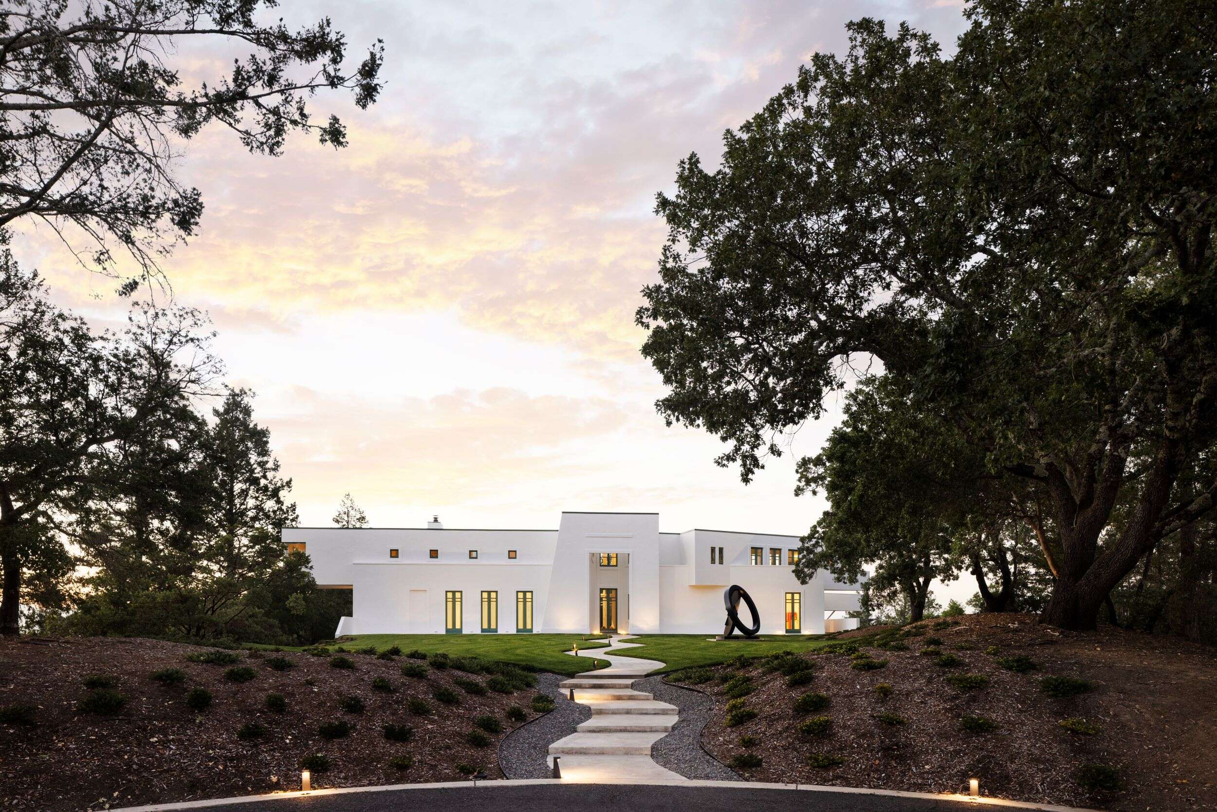 The front of the Napa Valley property