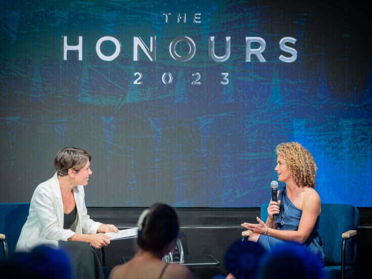 Jenny Matthews at The Honours Awards