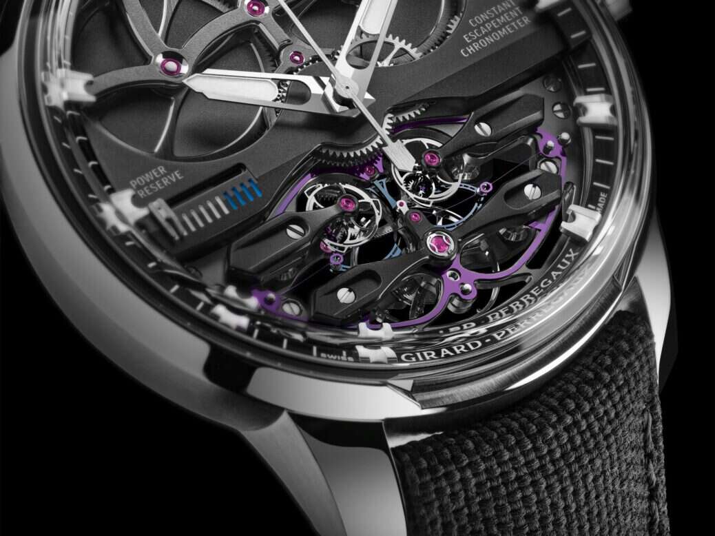 Girard Perregaux watch up close