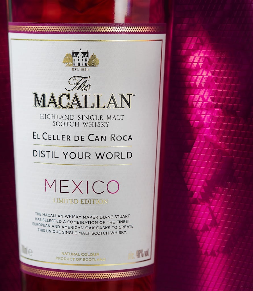 The Macallan Distil Your World Mexico label