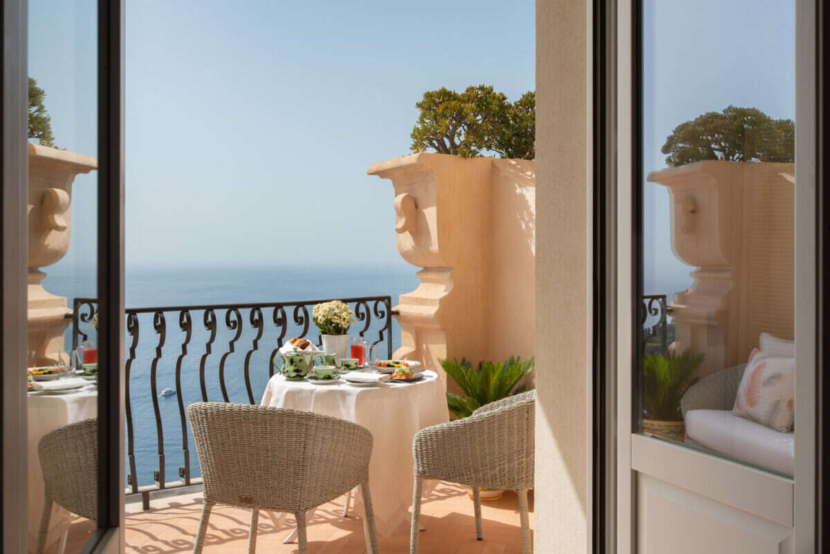 Four Seasons San Domenico Palace balcony 