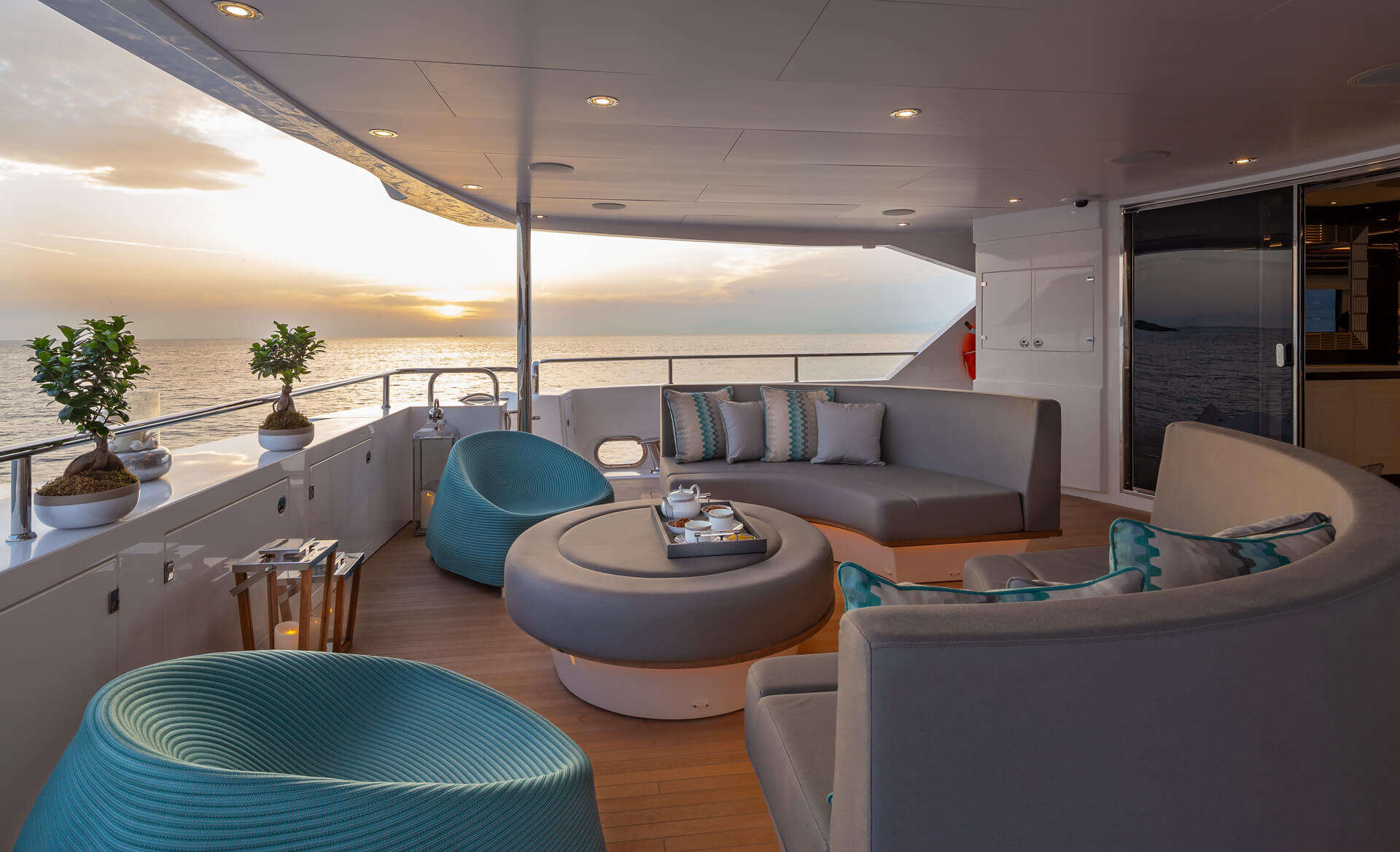 Yacht deck