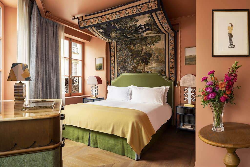 Bedroom at Le Grand Mazarin