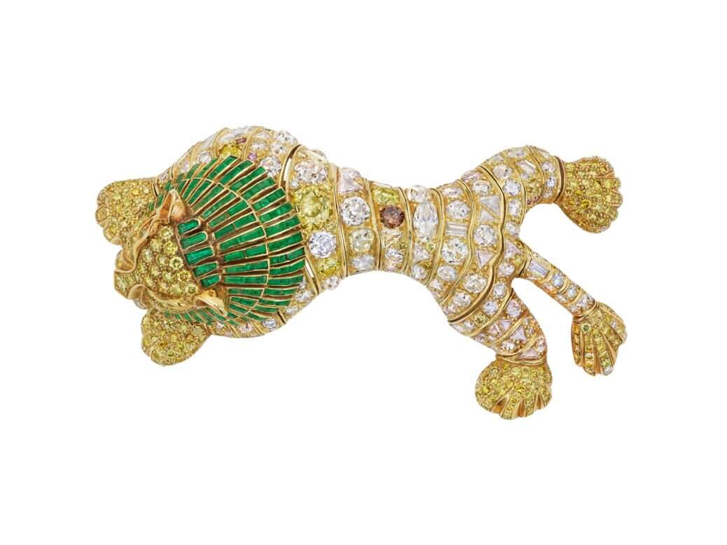 christie's magnificent jewels the ‘Reclining Lion’ brooch by René Boivin