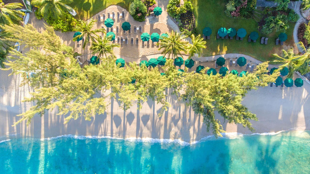 Coral Reef Club aerial view