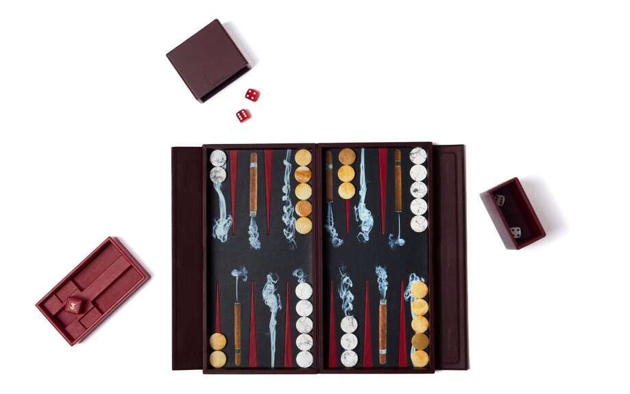 Cigar and Backgammon set luxury gift