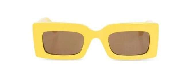 Yellow sunglasses luxury gift