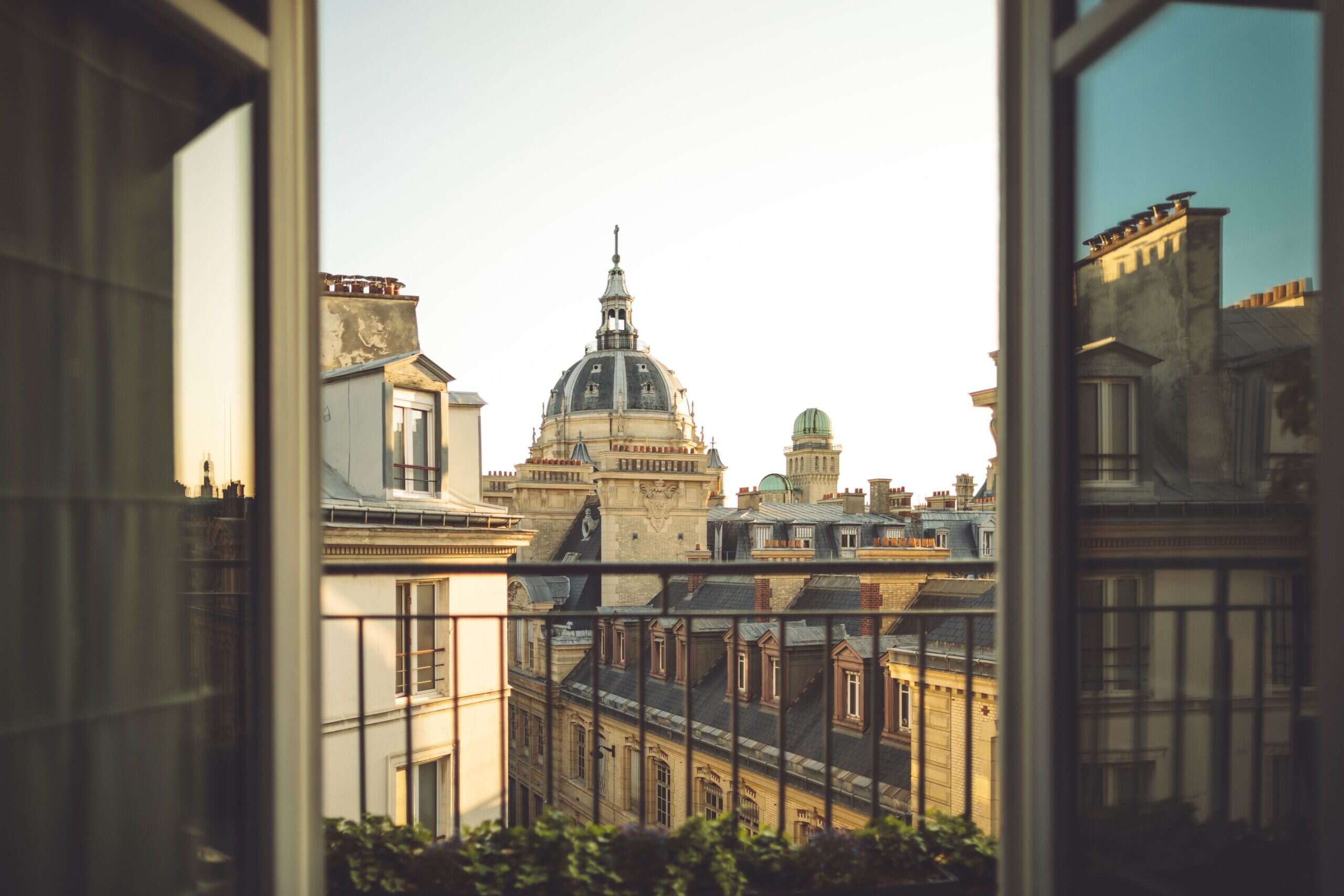 View from a balcony in Paris for the Olympic Games 2024