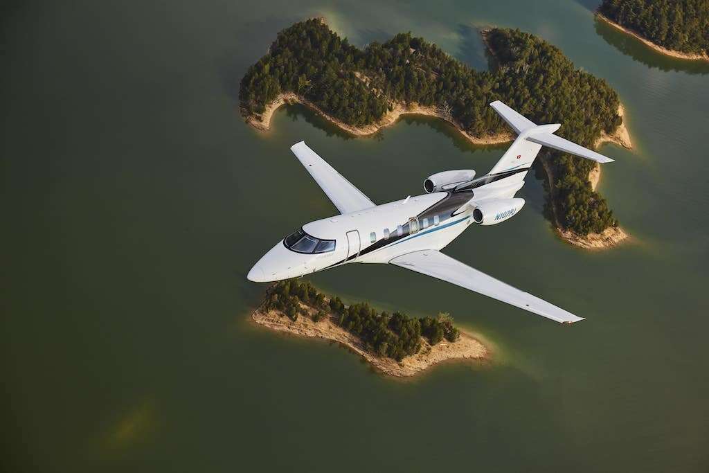 Pilatus P24 in flight