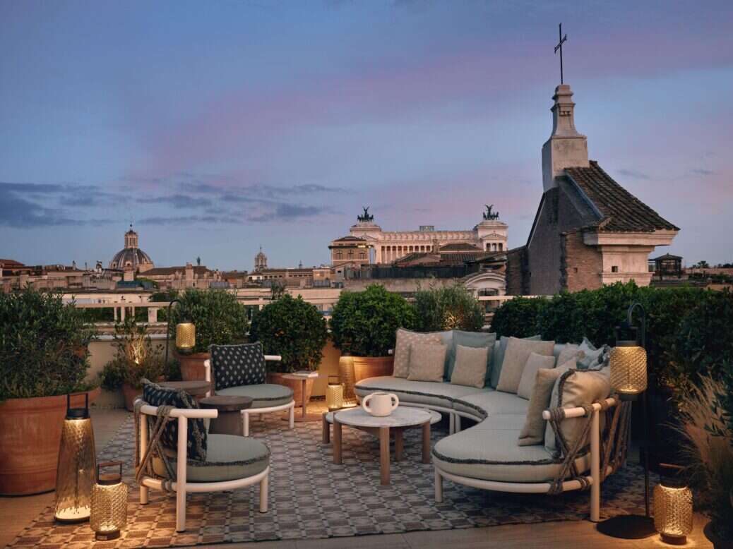 Six Senses Rome rooftop