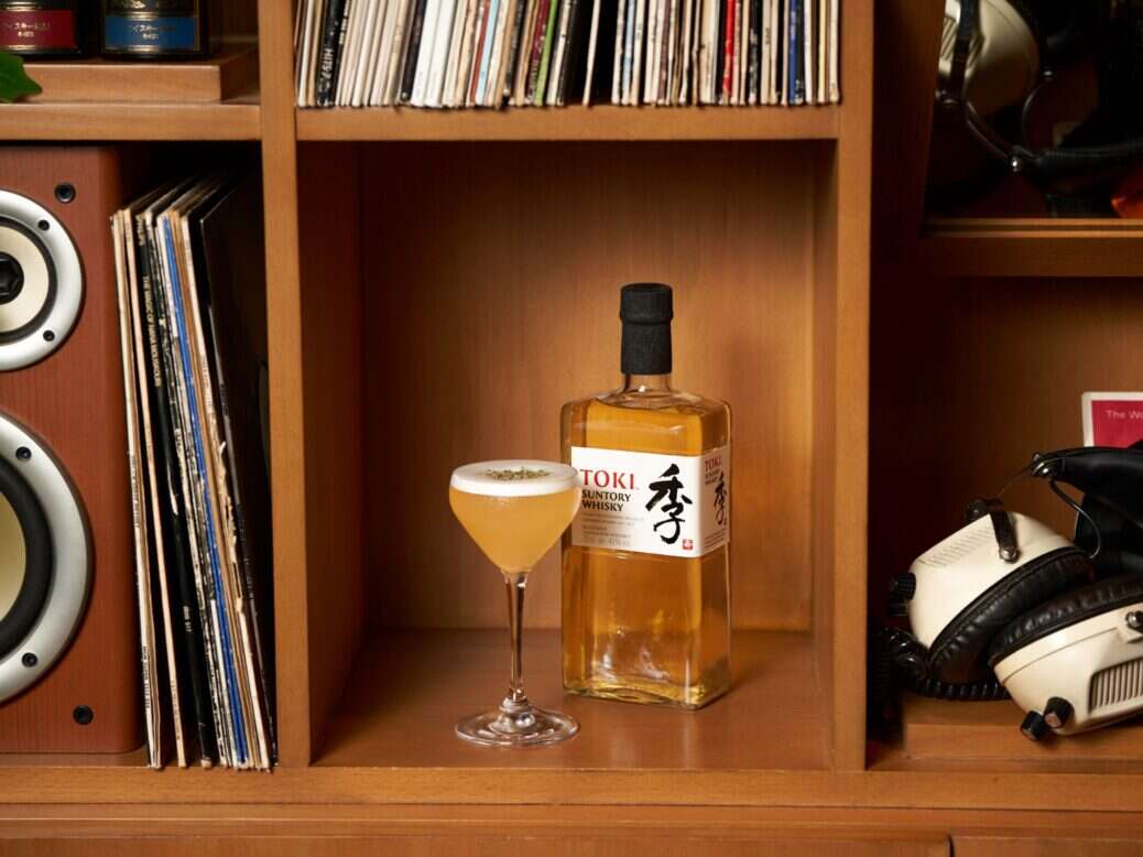 Suntory and cocktail at toki listening bar