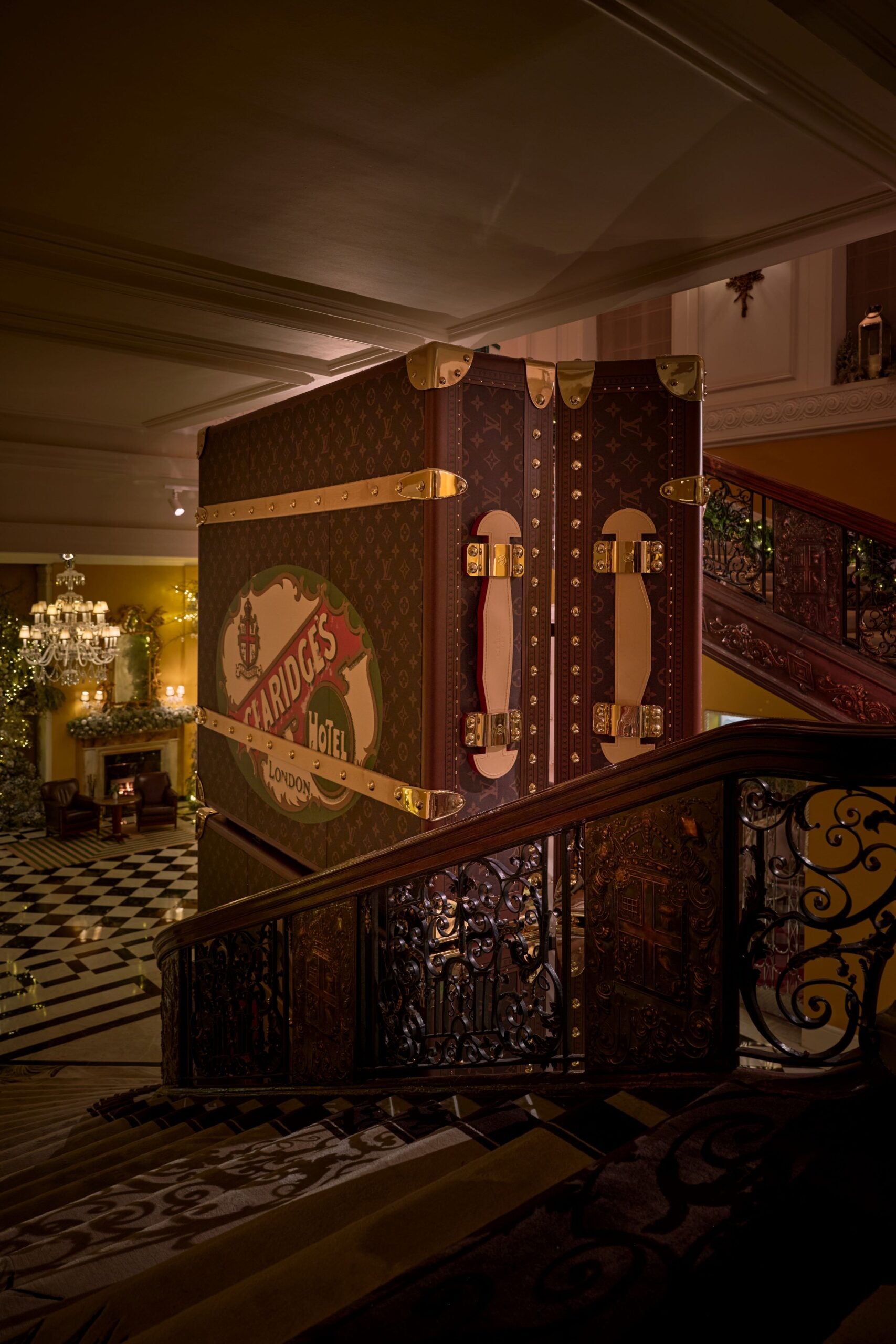 Claridge’s Unveils Christmas Tree Designed by Louis Vuitton