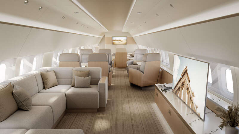 Interior design is at the forefront of the experience for BBJ flyers 