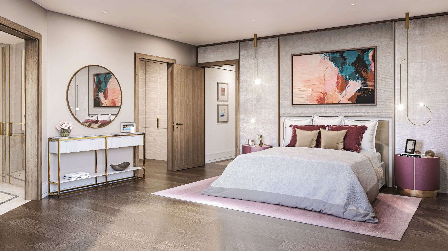 Bedroom in The Penthouse