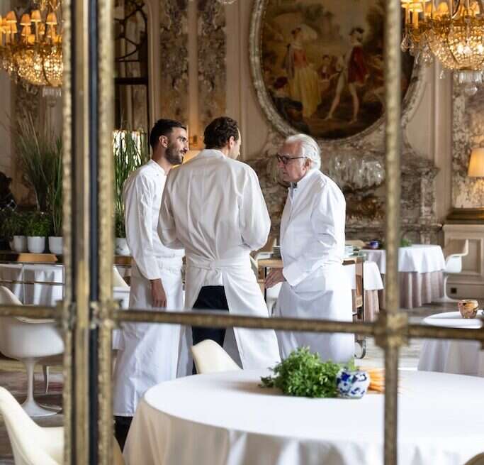 daniel humm and alain ducasse at le meurice restaurant 