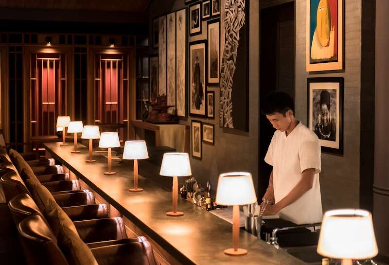 Amanoi Vietnam bar