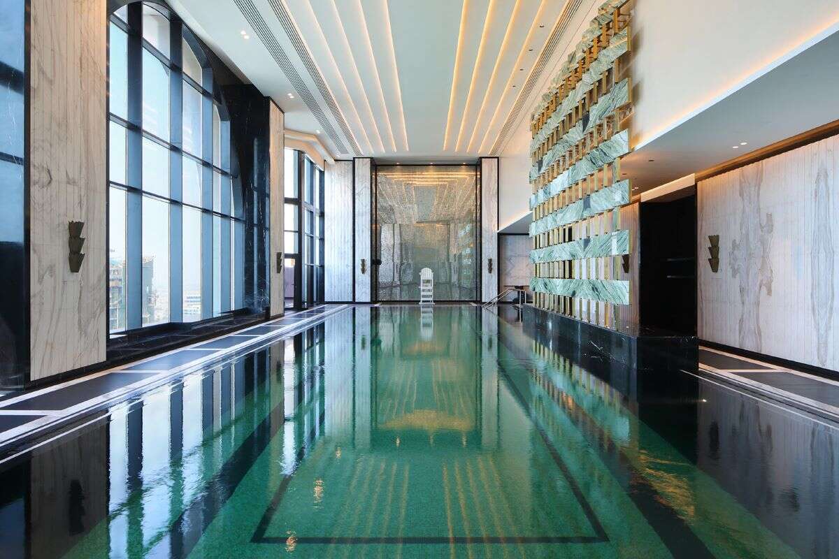 Waldorf Astoria Doha West Bay pool