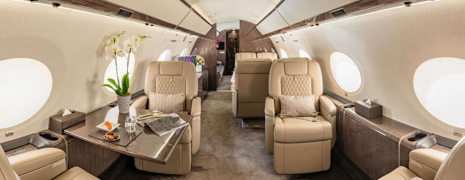 Qatar Executive interior G650ER