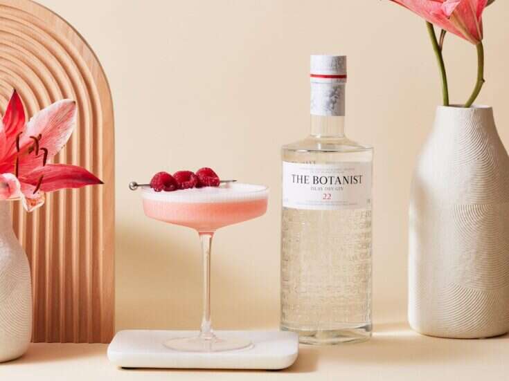 The Botanist Clover Club cocktail