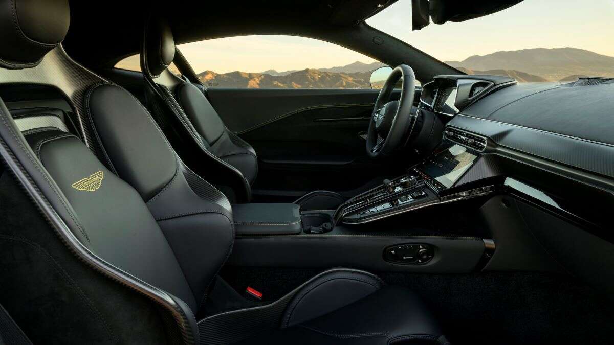 aston martin vantage interior 