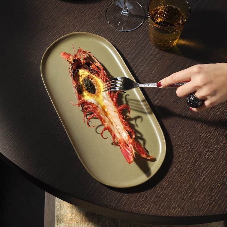 jara Martín Berasategui lobster with caviar
