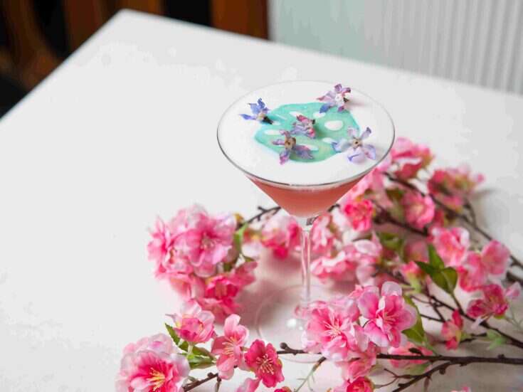 Photo of The Cherry Blossom Cocktail by Society Microbar