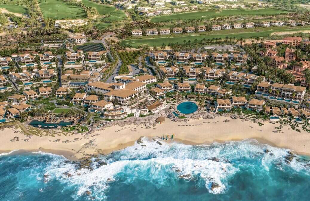 four seasons los cabos from above