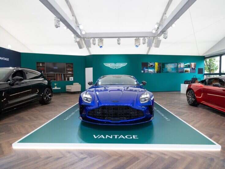 Aston Martin Debuts New Vantage at Cheltenham Festival