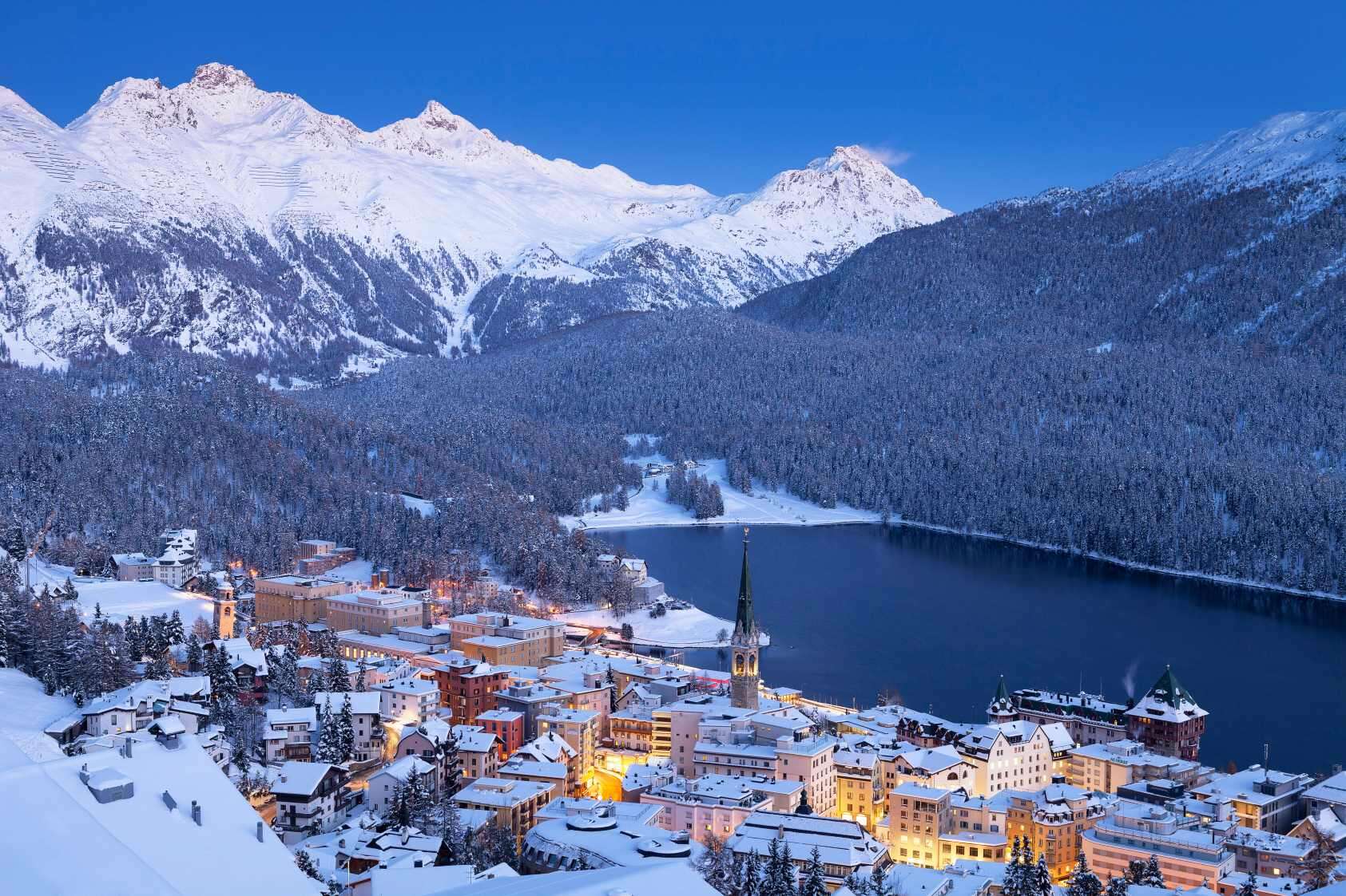 St moritz private jet destination 