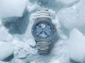 Montblanc outdoor watch in ice