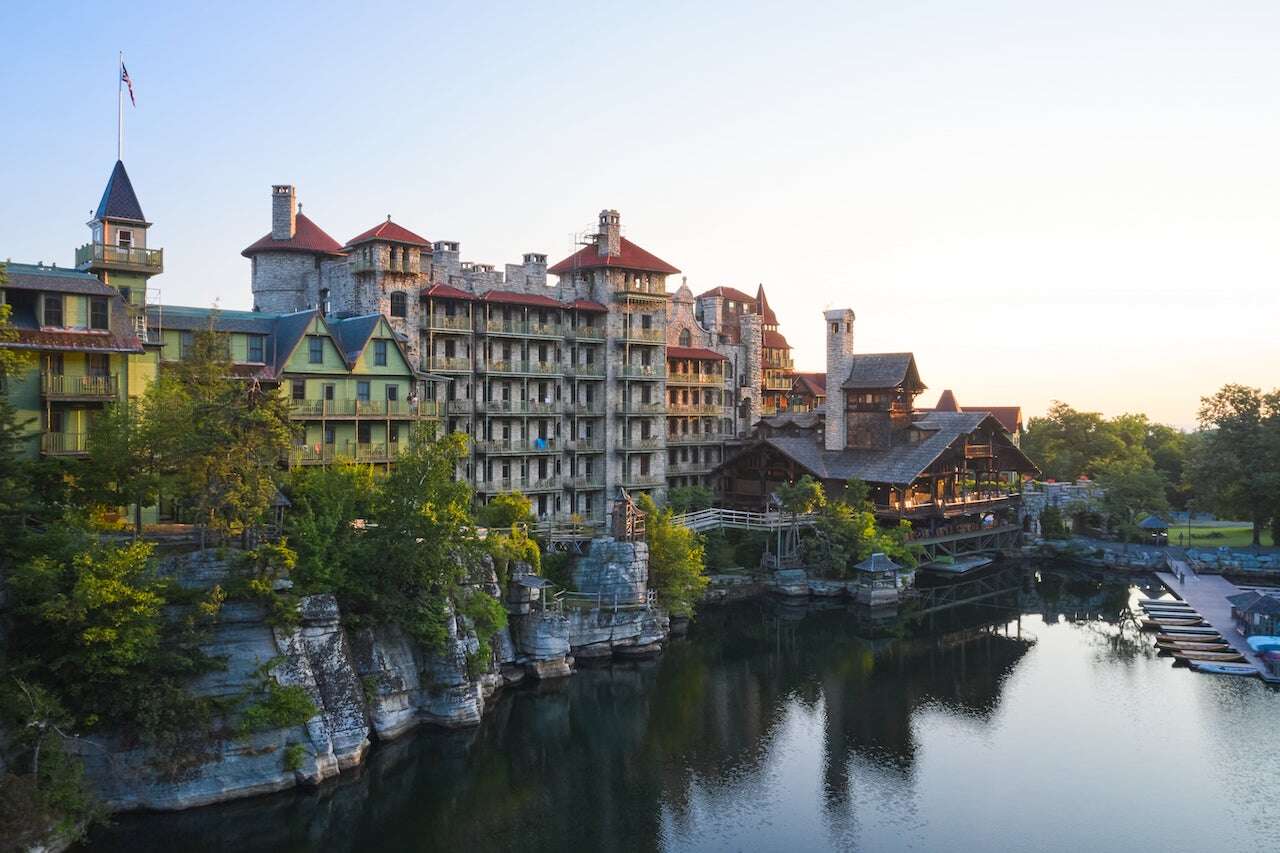 Mohonk Mountain House lake view 