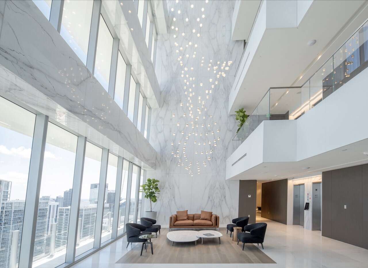 Aston Martin Residences Miami Interior lobby 