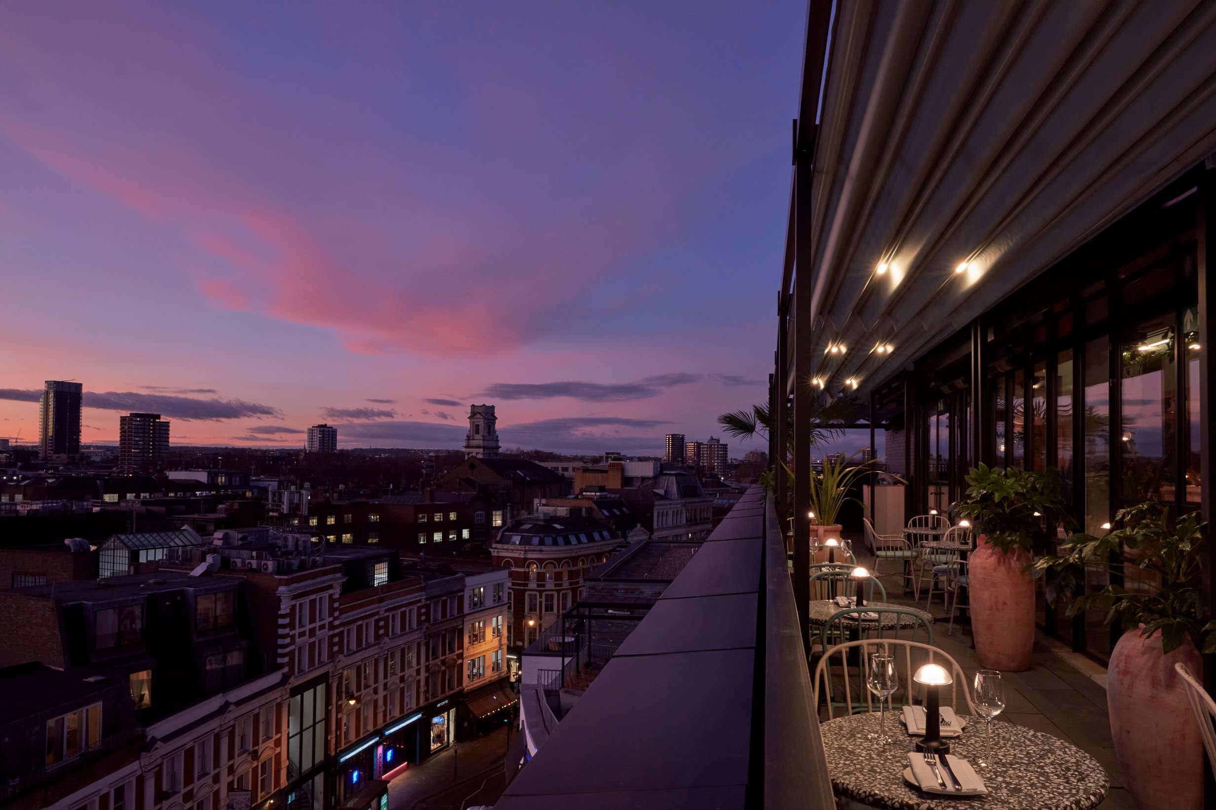 One Hundred Shoreditch london rooftop bar 