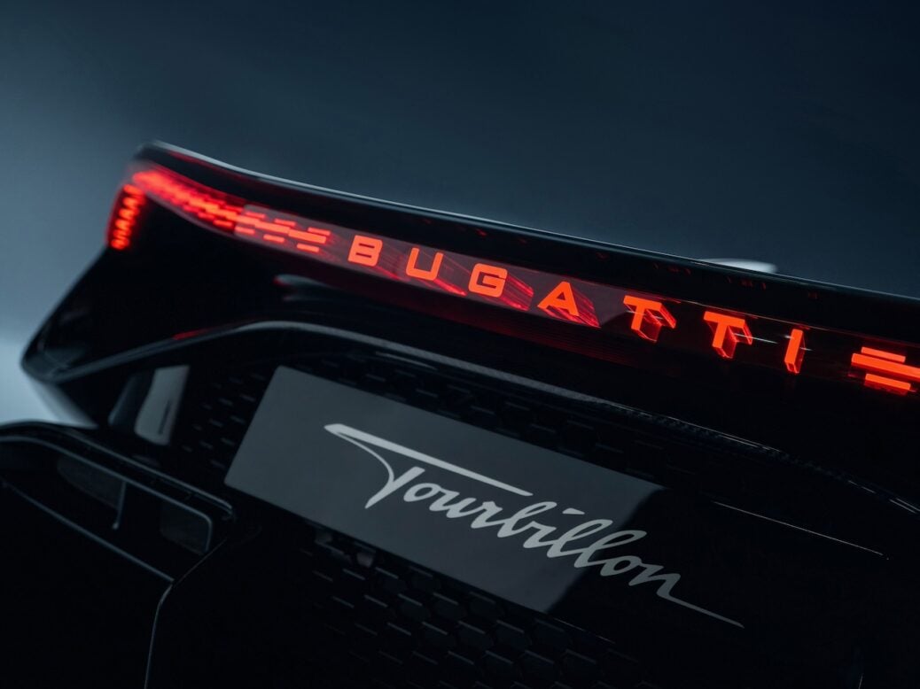 Bugatti tourbillon spoiler