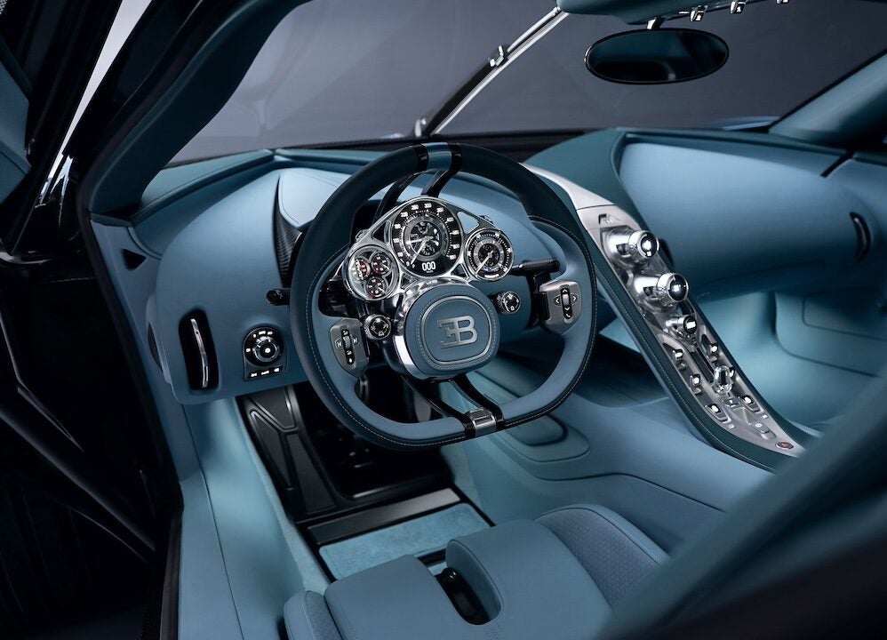 Bugatti tourbillon interior styling