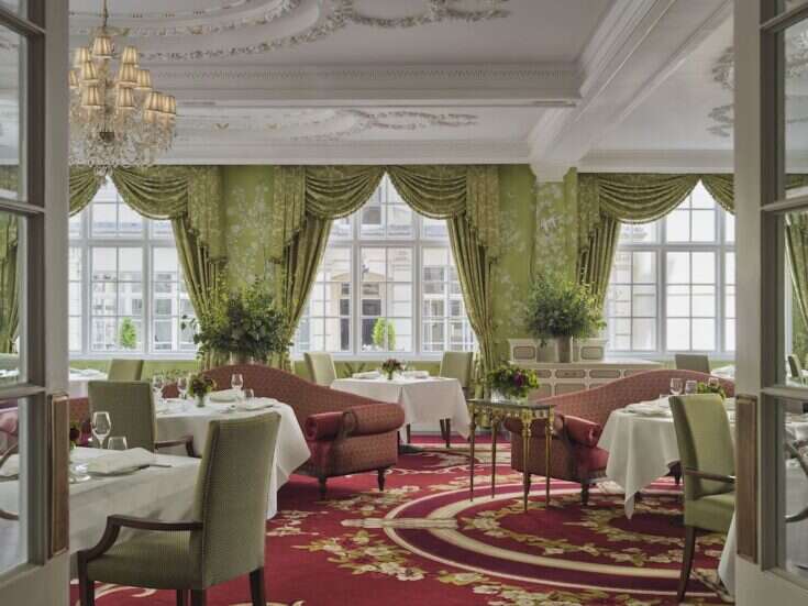 the dining room at the goring