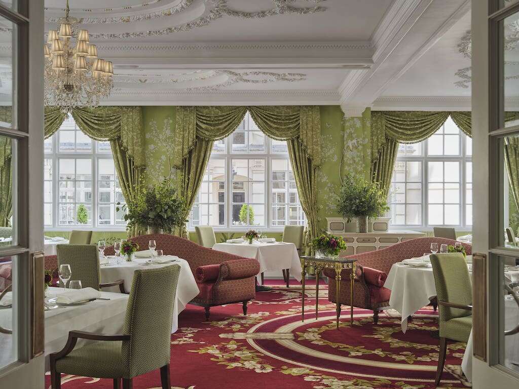 the dining room at the goring