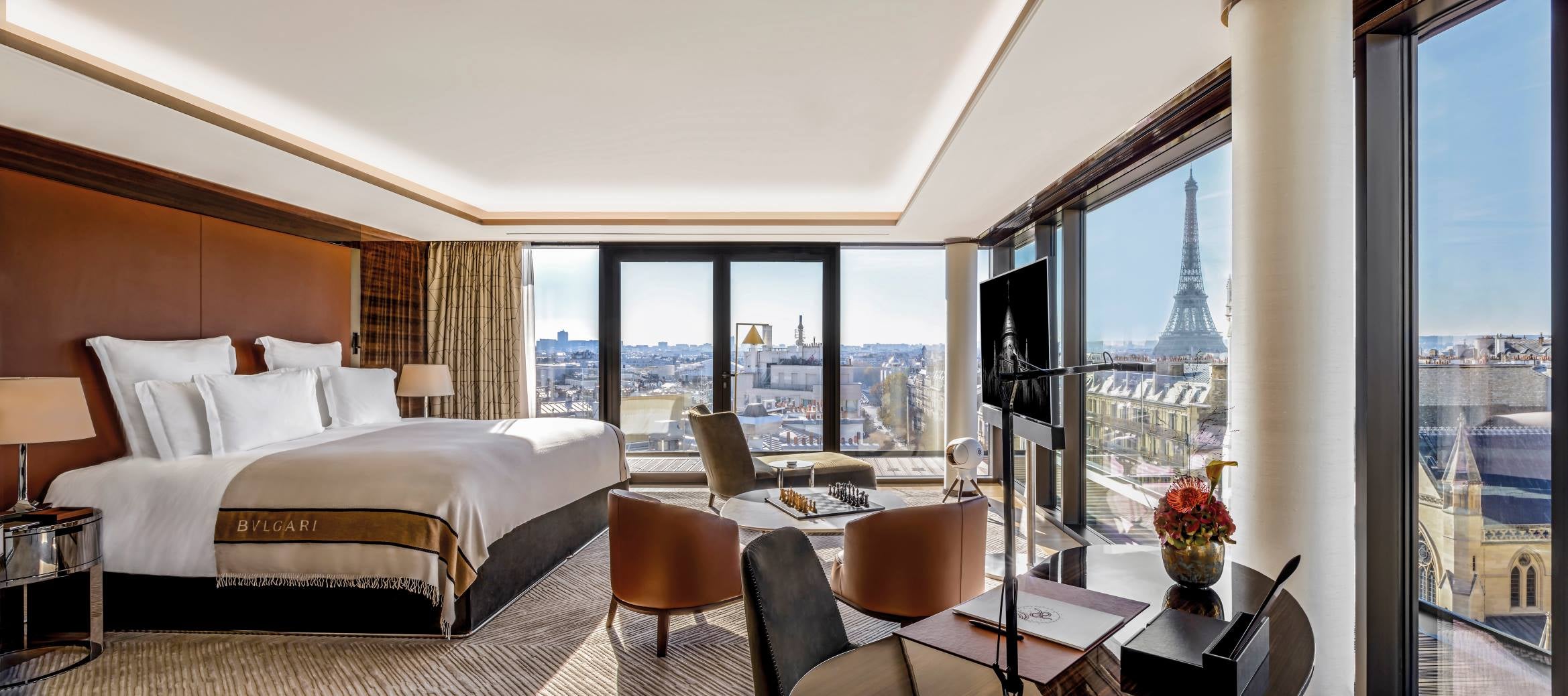 Image showing the sweeping view from the penthouse of Bulgari Hotel